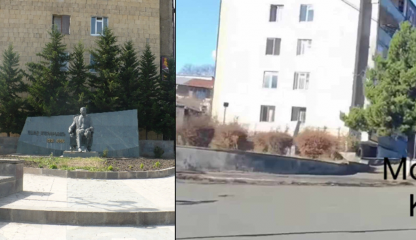 Բռնազավթված Արցախում Ադրբեջանը շարունակում է ոչնչացնել հուշարձանները․ հերթական զոհն է դարձել Ալեք Մանուկյանի արձանը