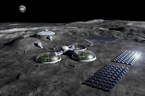 Китай и Россия собираются построить на Луне атомную электростанцию