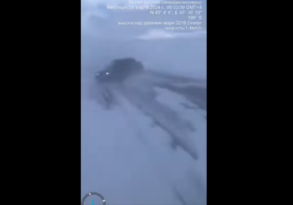 Վարդենյաց լեռնանցքը փակ է բքի պատճառով (տեսանյութ)