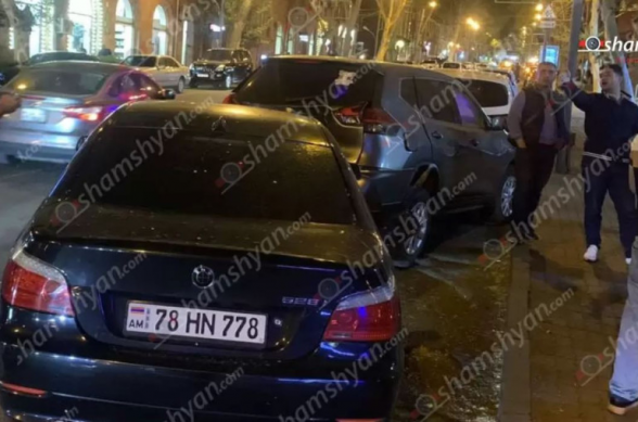Շղթայական ավտովթար՝ Երևանում. բախվել է 5 մեքենա