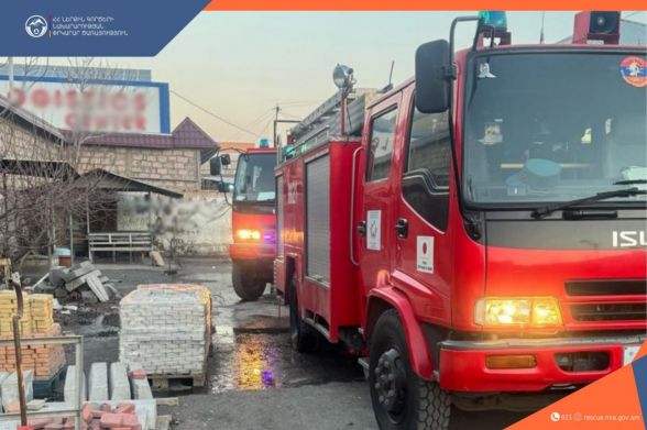 Հրդեհ՝ Երևանի Արշակունյաց պողոտայի շինություններից մեկում