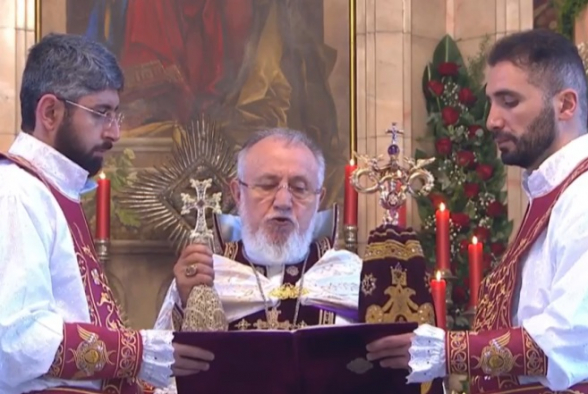 Արցախը բռնազավթվեց, ազգի շահը վեր դասեք անձնական ու խմբային նկրտումներից, պարտադրվող հայրենավնաս քայլերից․ Վեհափառի քարոզը (տեսանյութ)