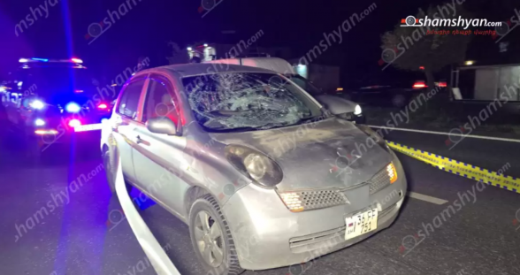 «Nissan»-ը Պռոշյան գյուղում վրшերթի է ենթարկել փողոցը չթույլատրելի հատվածով անցնող հետիոտնին