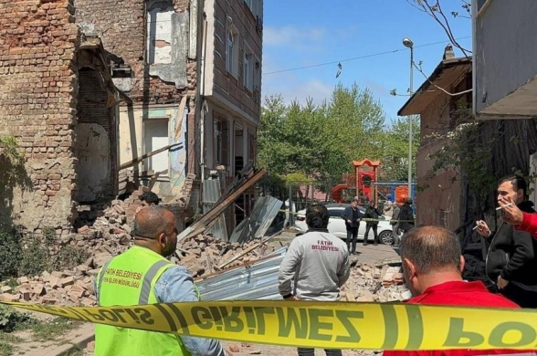 Ստամբուլում երկրաշարժից փլուզվել է լքված շենք, կան տուժածներ