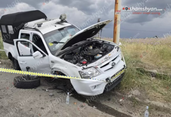 Երևանում բախվել են ՊՆ հաշվեկշռում հաշվառված «Pickup»-ն ու «Hyundai Elantra»-ն. կան տուժածներ