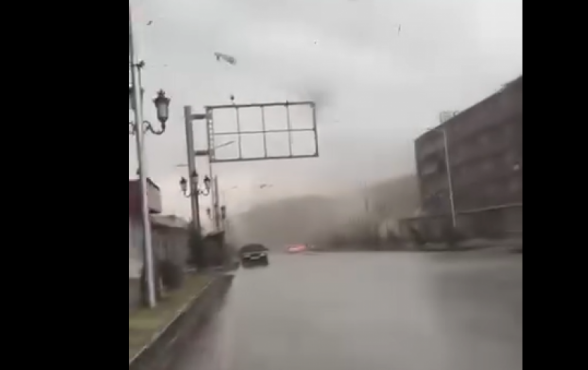 Փոթորիկ Ապարանում (տեսանյութ)