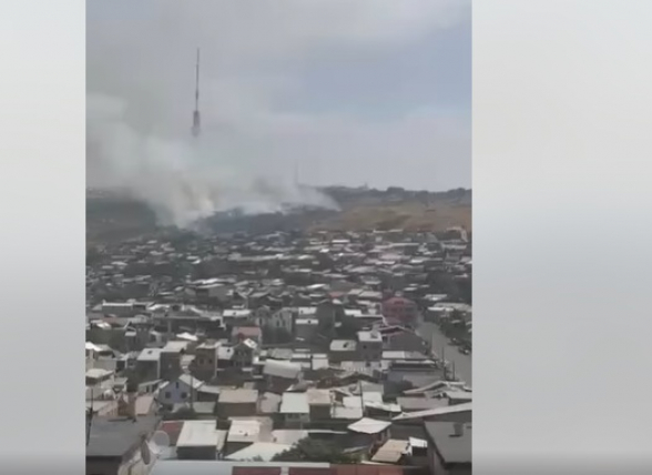 Հրդեհ է հեռուստաաշտարակի տարածքում (տեսանյութ)