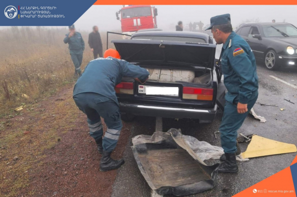 Շինուհայր գյուղի խաչմերուկում բախվել են «Vaz»-ն ու «Volvo»-ն. կա զnh և տուժած