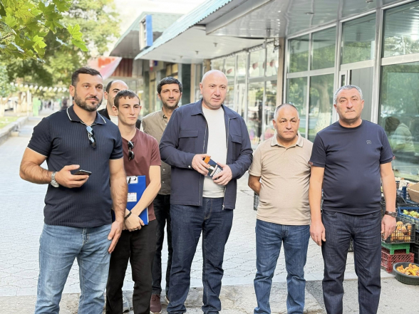 ՄաՀաԿ-ի ակցիան Էջմիածնում․ օր 3-րդ (տեսանյութ)