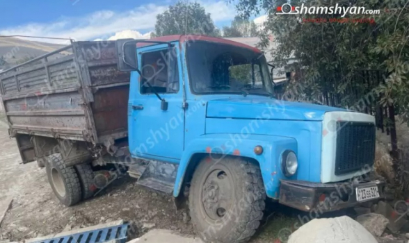 Լոռիում 71-ամյա տղամարդը բեռնատարի վրա աշխատանքներ կատարելիս ավտոմեքենան առաջ է ընթացել և վրшերթի ենթարկել նրան