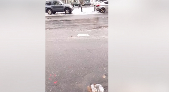 Վթարվել է Կոմիտաս պողոտայի խմելու ջրի ջրագիծը․ ջուրը գետի նման հոսում է (տեսանյութ)