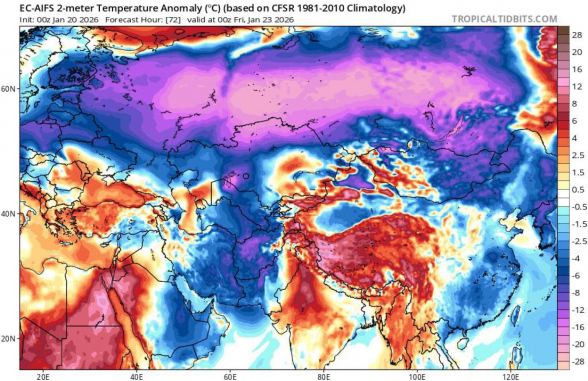 Բացասական ջերմաստիճանային անոմալիան ձգվում է գրեթե 7,000 կիլոմետր․ Լևոն Ազիզյան