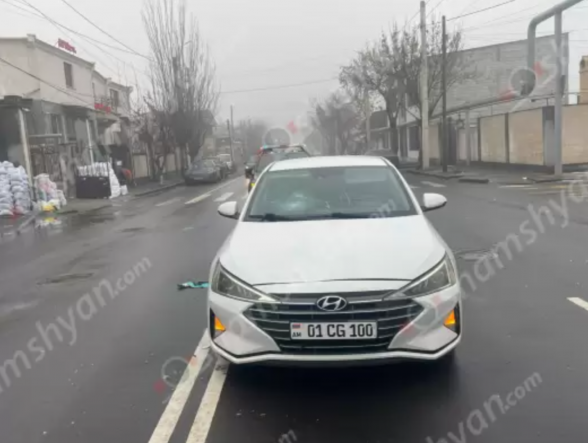 34-ամյա վարորդը «Hyundai Elantra»-ով Երևանի Աթոյան փողոցում վրшերթի է ենթարկել հետիոտնին