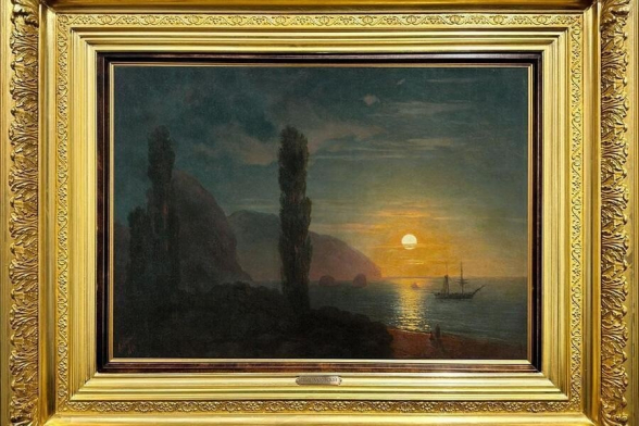 Картина Айвазовского «Лунная ночь в Крыму» выставлена на аукцион за 60 миллионов рублей