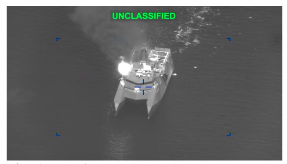 Авиация США атакует быстроходные катера Ирана в районе Ормузского пролива