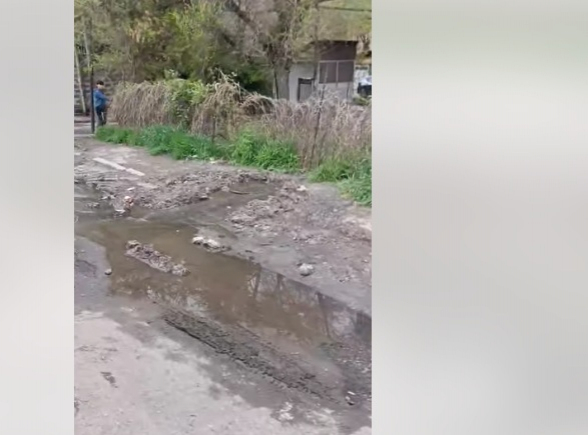Կոյուղաջրերը լցվում են մանկապարտեզի բակ և հարակից փողոց (տեսանյութ)